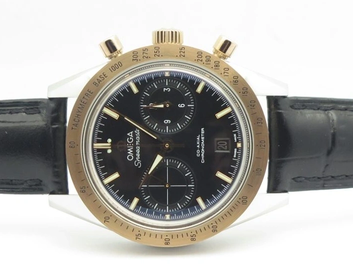 0104 Vibrant Planet Ocean Professional SS V6F 37mm Ladies Ceramic Bezel On Black Leather Strap A 8257